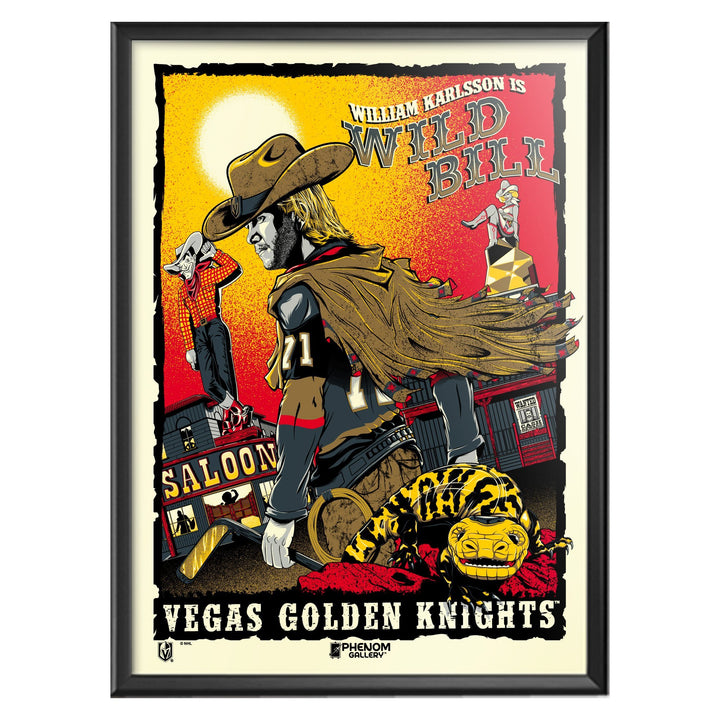 Vegas Golden Knights "Wild Bill" Serigraph
