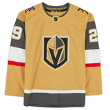 Marc-Andre Fleury Vegas Golden Knights Fanatics Authentic Autographed Gold Alternate adidas Authentic Jersey with ''2021 Vezina'' Inscription