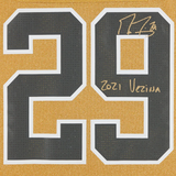 Marc-Andre Fleury Vegas Golden Knights Fanatics Authentic Autographed Gold Alternate adidas Authentic Jersey with ''2021 Vezina'' Inscription