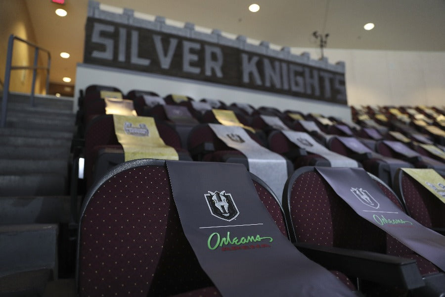 2021 Orleans Arena - Henderson Silver Knights Seat Banner