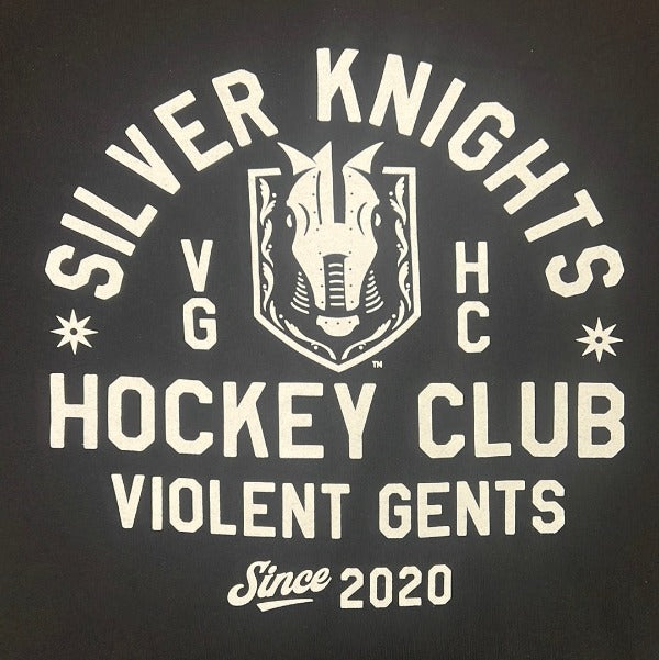 Men's Henderson Silver Knights Primary Hockey Club Full-Zip Hoodie