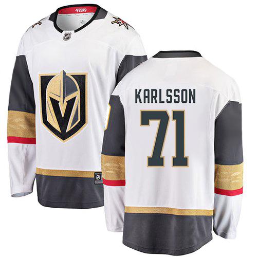 Vegas Golden Knights Youth Karlsson #71 Premier White Jersey