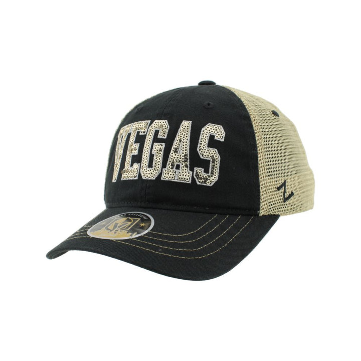 Vegas Golden Knights Women's  "VEGAS" Sequin Trucker
