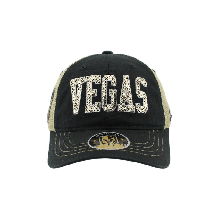 Vegas Golden Knights Women's  "VEGAS" Sequin Trucker