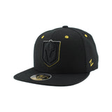 Vegas Golden Knights Blackout Primary Logo Cap