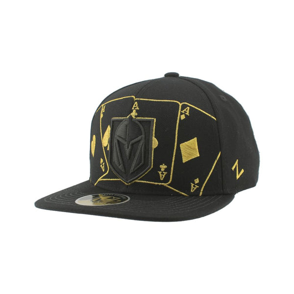 Vegas Golden Knights Blackout Playing Card Cap – Vegas Team Store