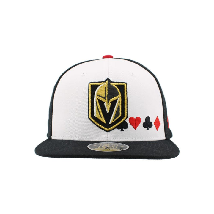 Vegas Golden Knights Card Suits Flat Cap