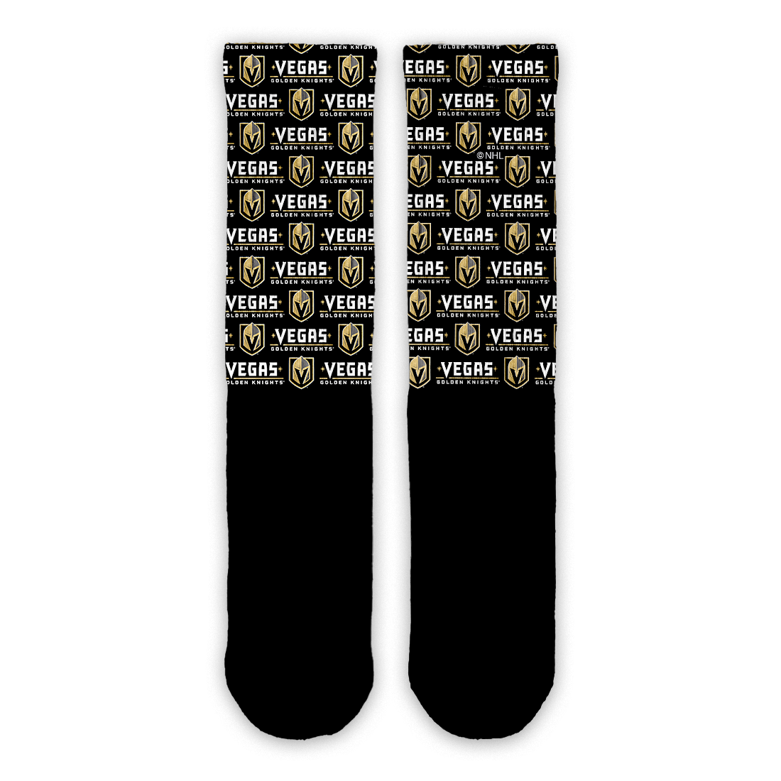 Vegas Golden Knights Primary Wordmark Pattern Lifestyle