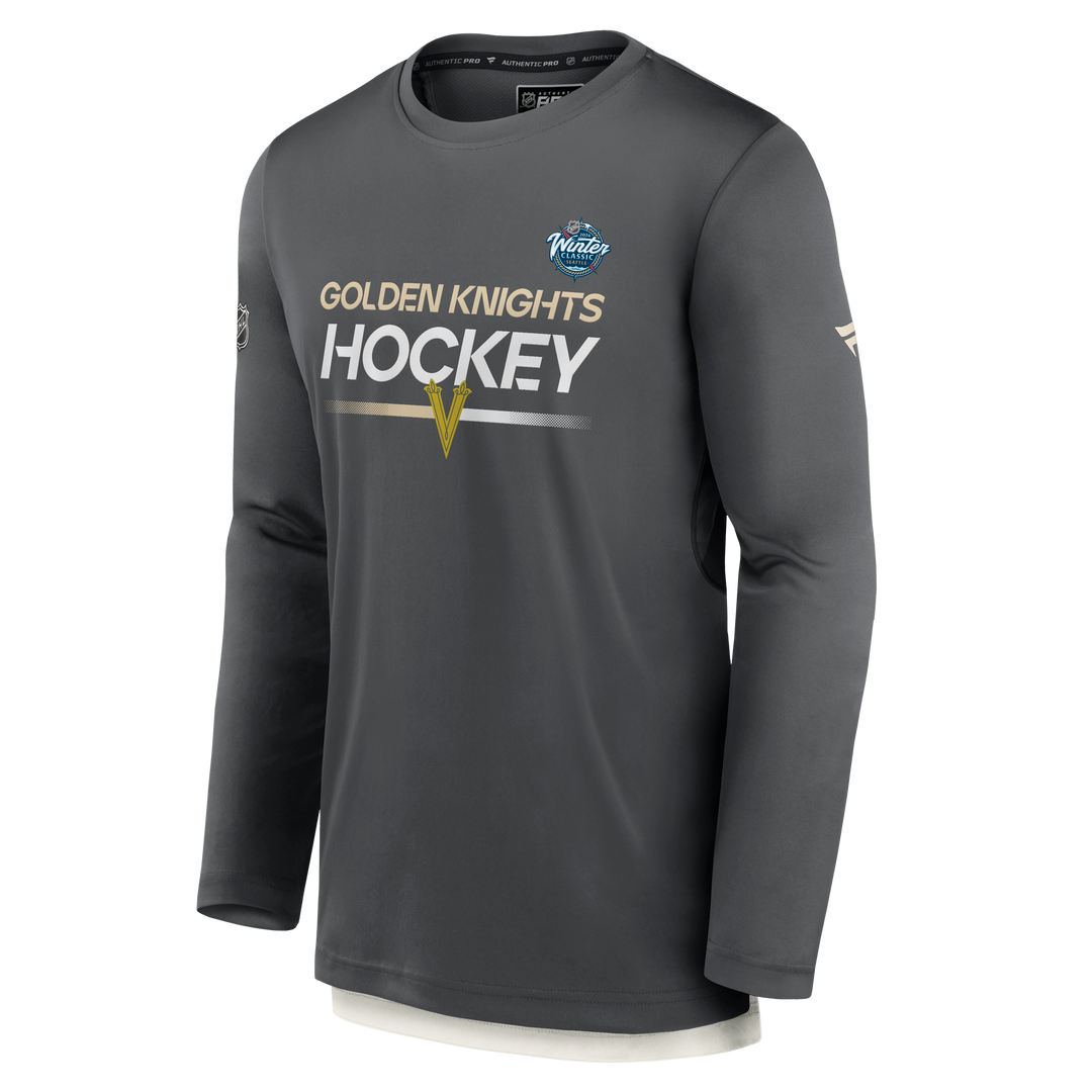 Vegas Golden Knights 2024 Winter Classic Authentic Pro Long Sleeve Tee