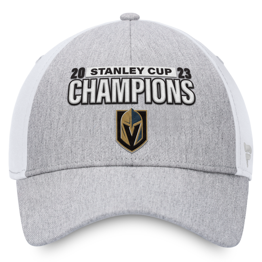 Vegas Golden Knights Stanley Cup Champions Gray Stretch Fit Hat