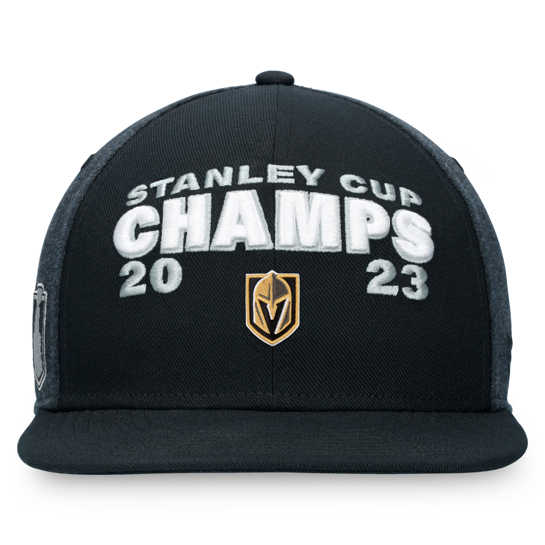 Vegas Golden Knights Stanley Cup Champs Flat Brim Snapback Hat