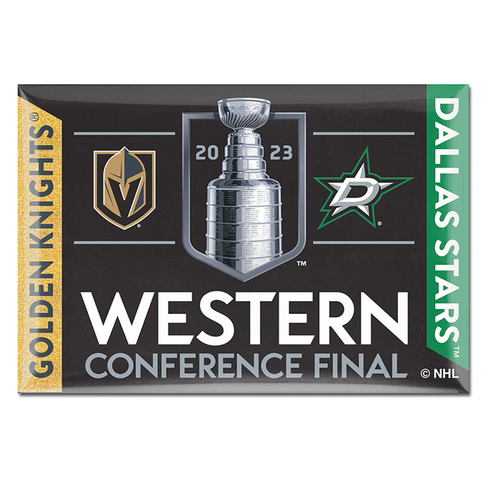Vegas Golden Knights 2023 Western Conference Final Dueling Magnet