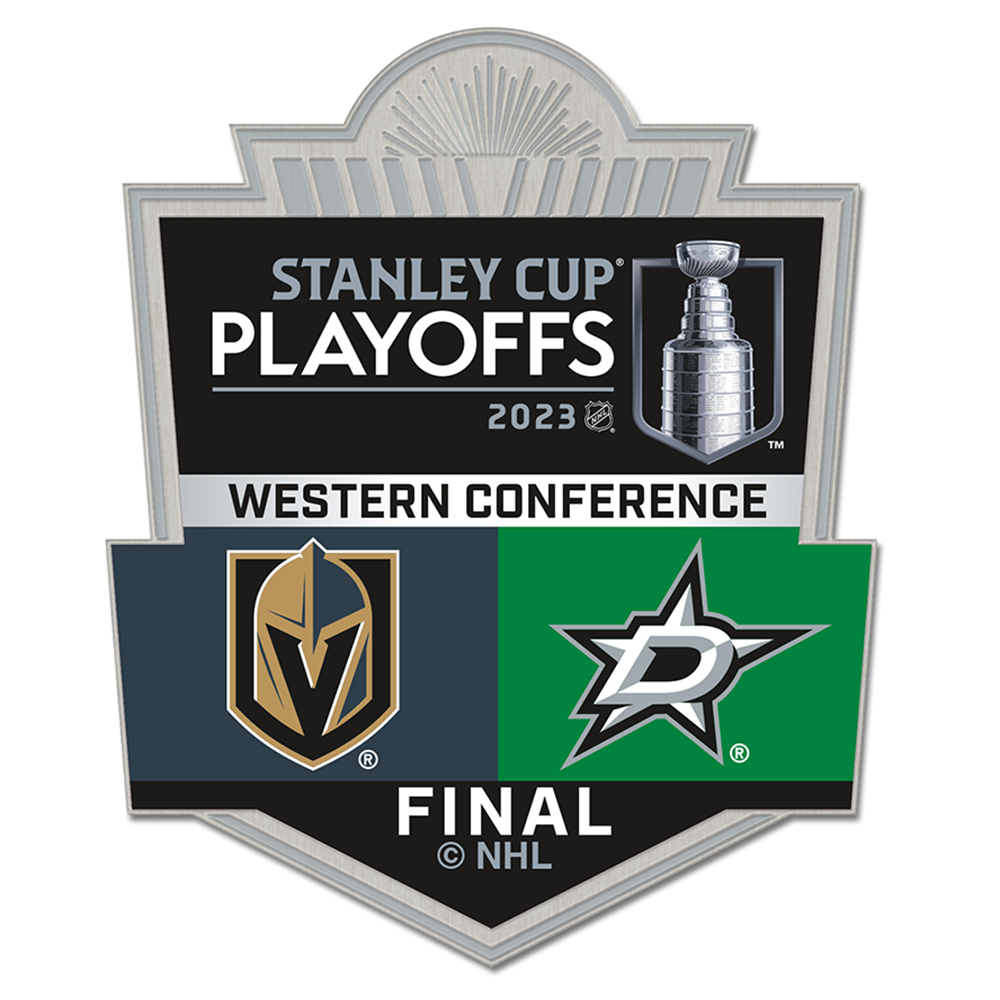 Vegas Golden Knights 2023 Western Conference Final Dueling Pin