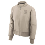 Vegas Golden Knights Women's Authentic Pro Road Bomber Jacket