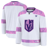 Vegas Golden Knights Fanatics Hockey Fights Cancer Practice Jersey