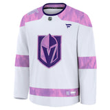 Vegas Golden Knights Fanatics Hockey Fights Cancer Practice Jersey
