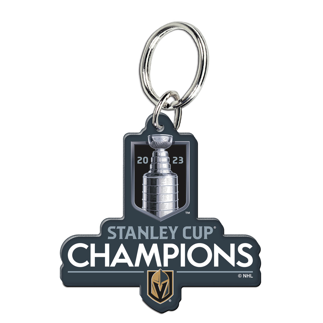 Vegas Golden Knights 2023 Stanley Cup Champions Premium Acrylic Key Ring