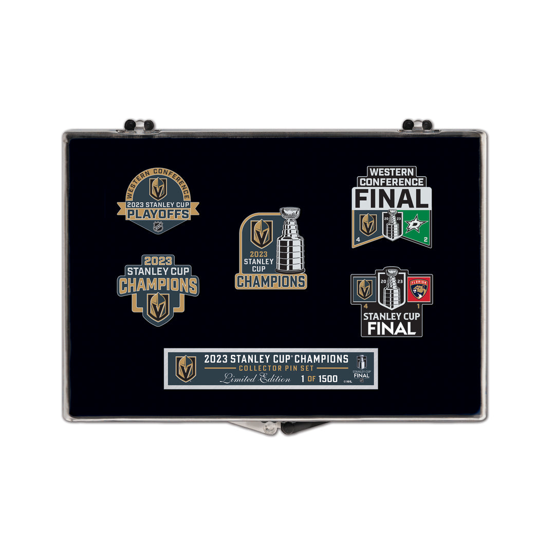 Vegas Golden Knights 2023 Stanley Cup Champions 5-pc Collector Pin Set