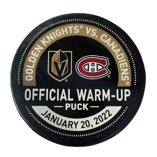 1/20/22 Montreal Canadiens vs. Vegas Golden Knights Warm-up