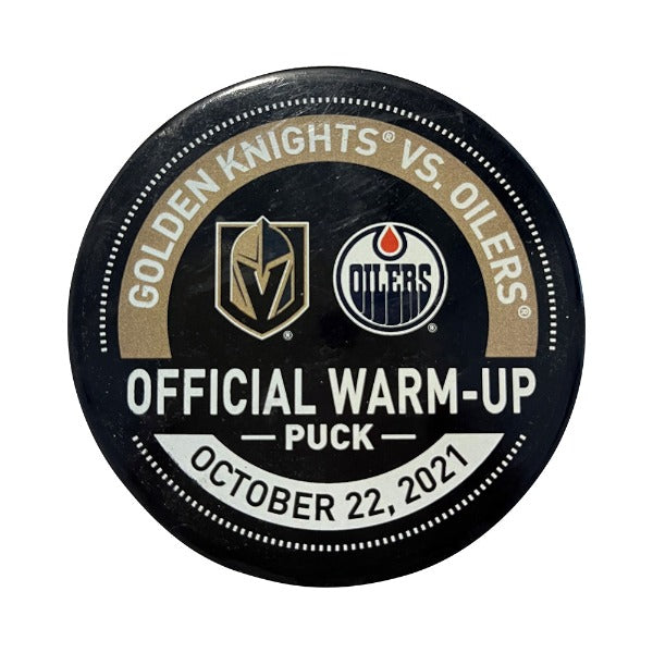 10/22/21 Edmonton Oilers vs. Vegas Golden Knights Warm-up