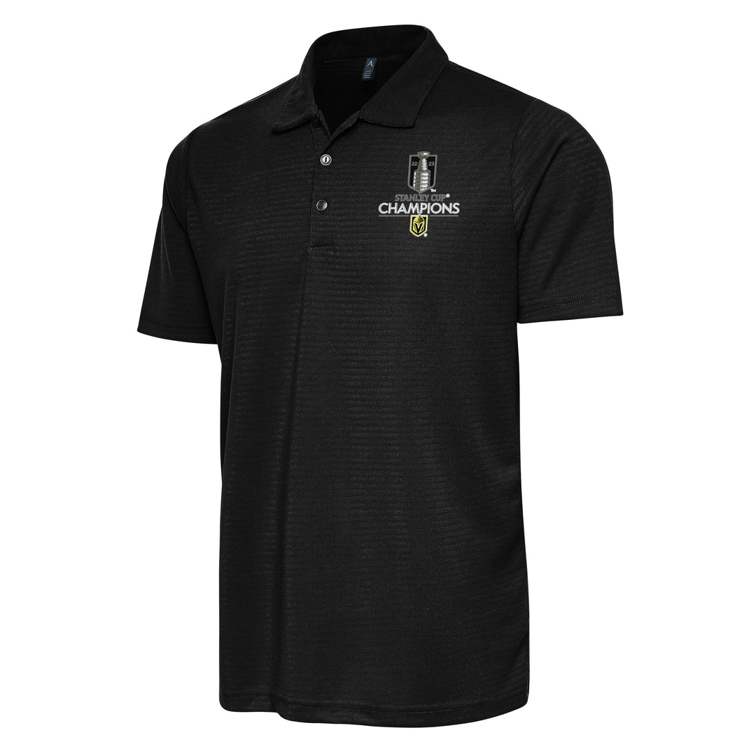 Vegas Golden Knights Antigua Stanley Cup Champions Avalon Black Polo