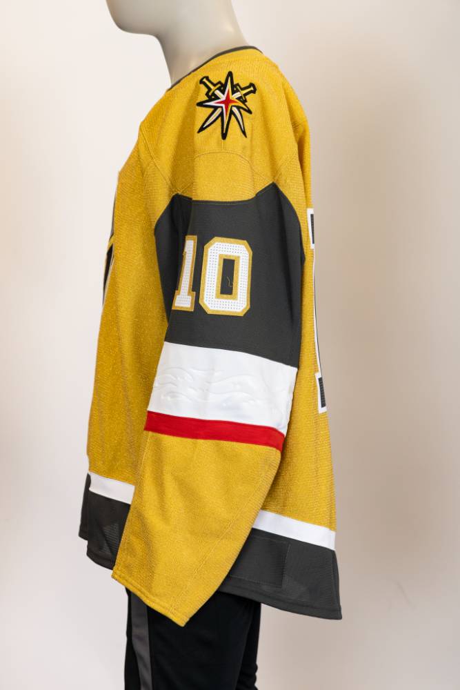 Game-Issued:#10 Nicolas Roy Gold Jersey 2024/25 Set 4-19467
