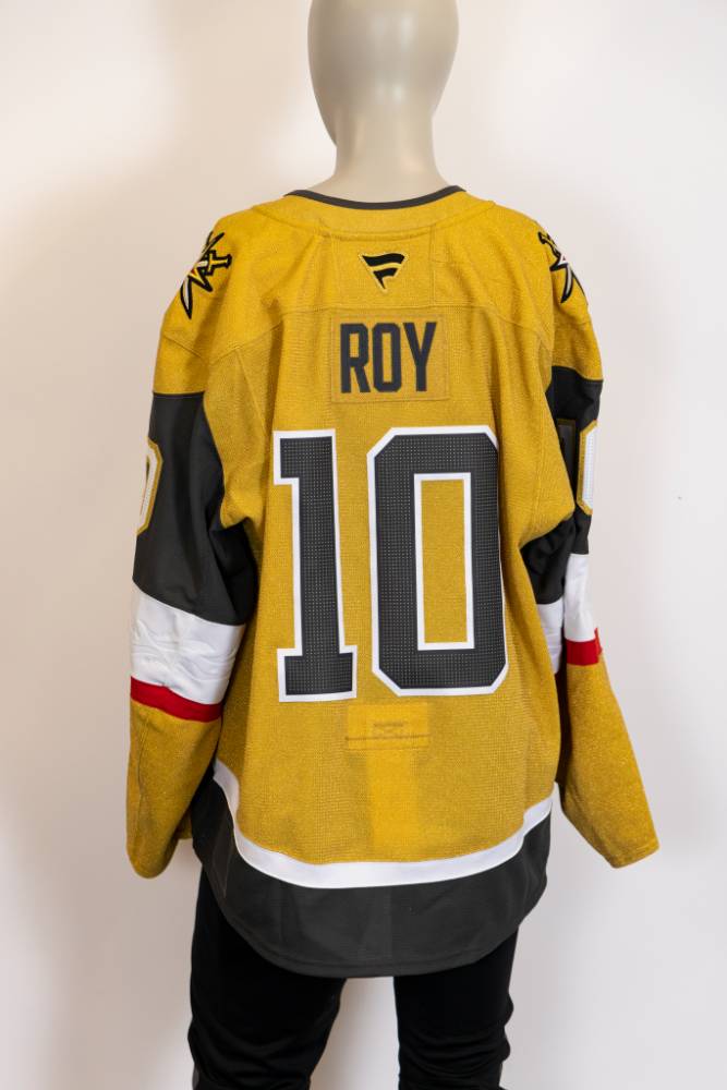 Game-Issued:#10 Nicolas Roy Gold Jersey 2024/25 Set 4-19467