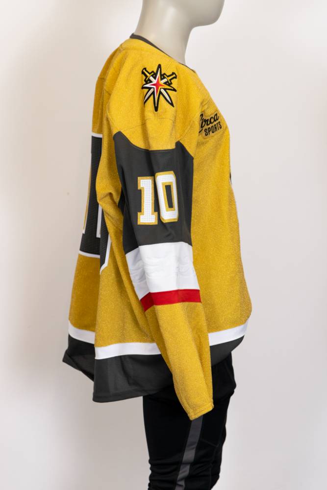 Game-Issued:#10 Nicolas Roy Gold Jersey 2024/25 Set 4-19467