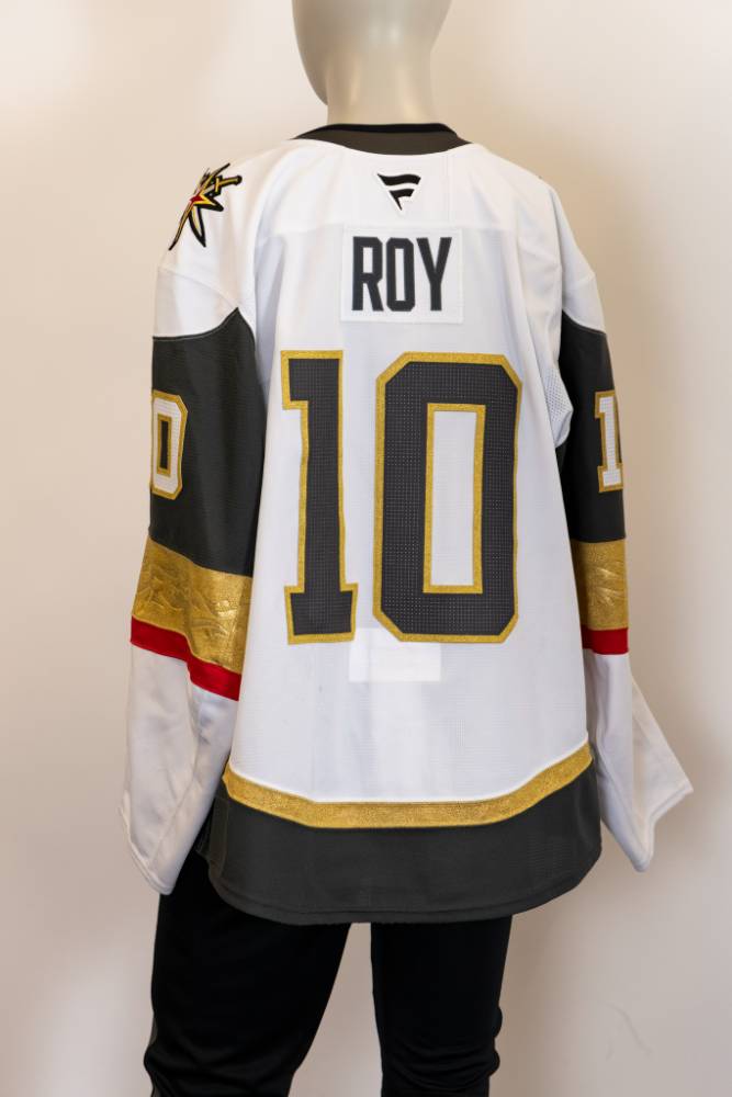 Game-Worn:#10 Nicolas Roy White Jersey 2024/25 Set 1-18058