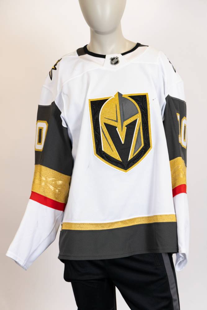 Game-Worn:#10 Nicolas Roy White Jersey 2024/25 Set 1-18058