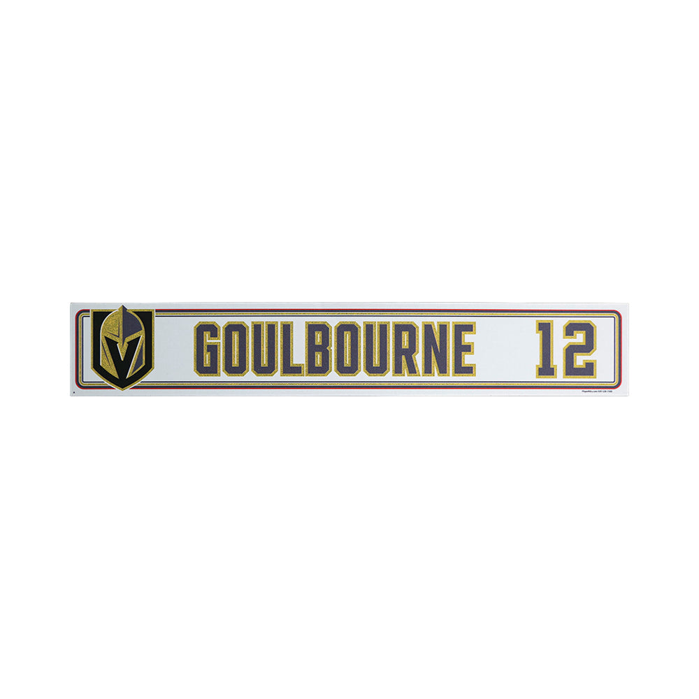 #12 Tyrell Goulbourne Locker Nameplate - 911131 - Nameplate