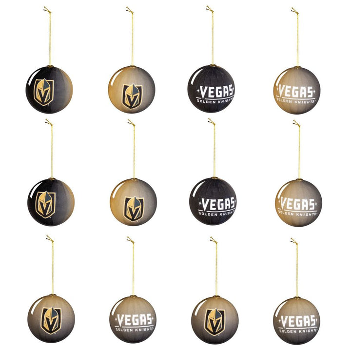 Vegas Golden Knights 12 Piece Ornament Set