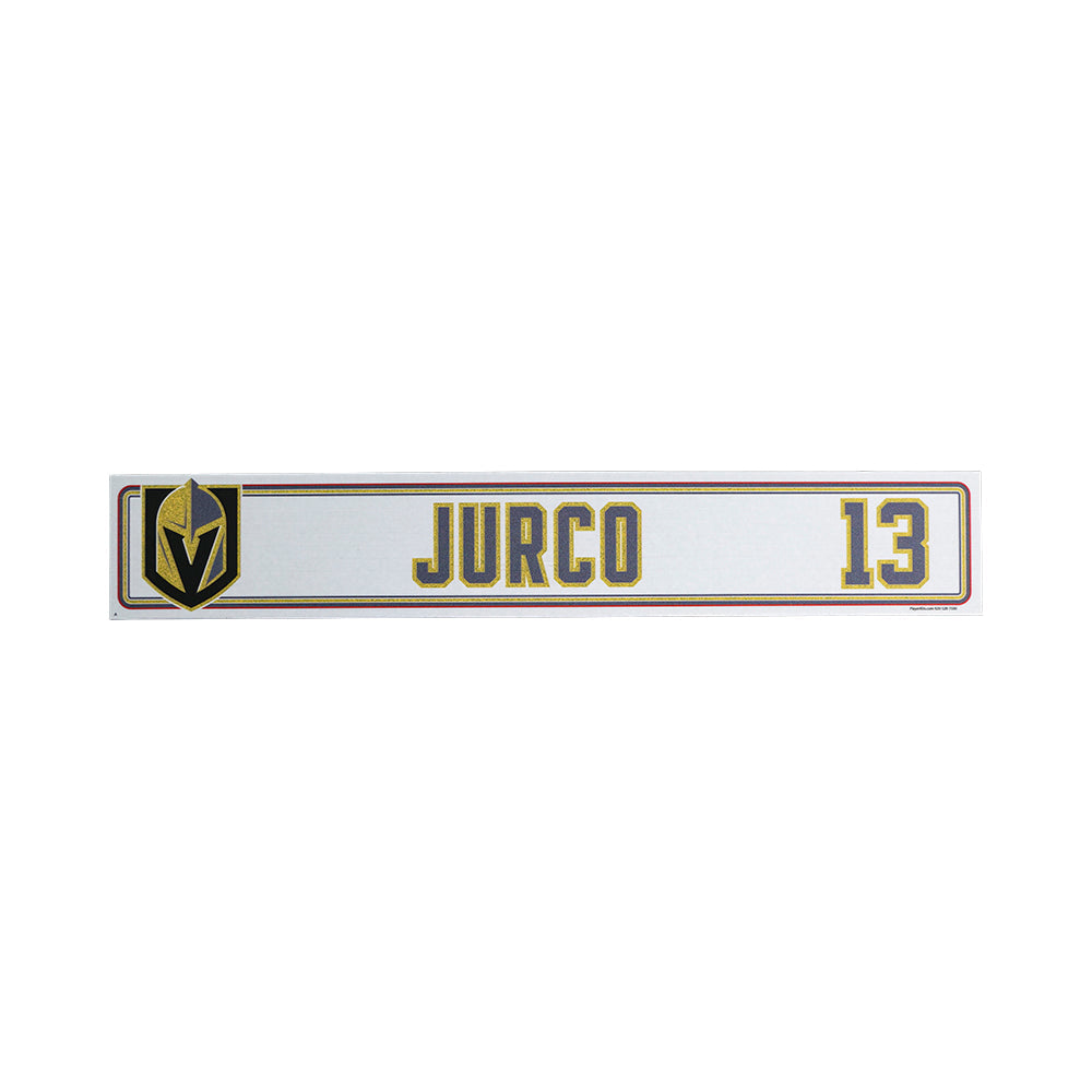 #13 Tomas Jurco Locker Nameplate - 911133 - Nameplate