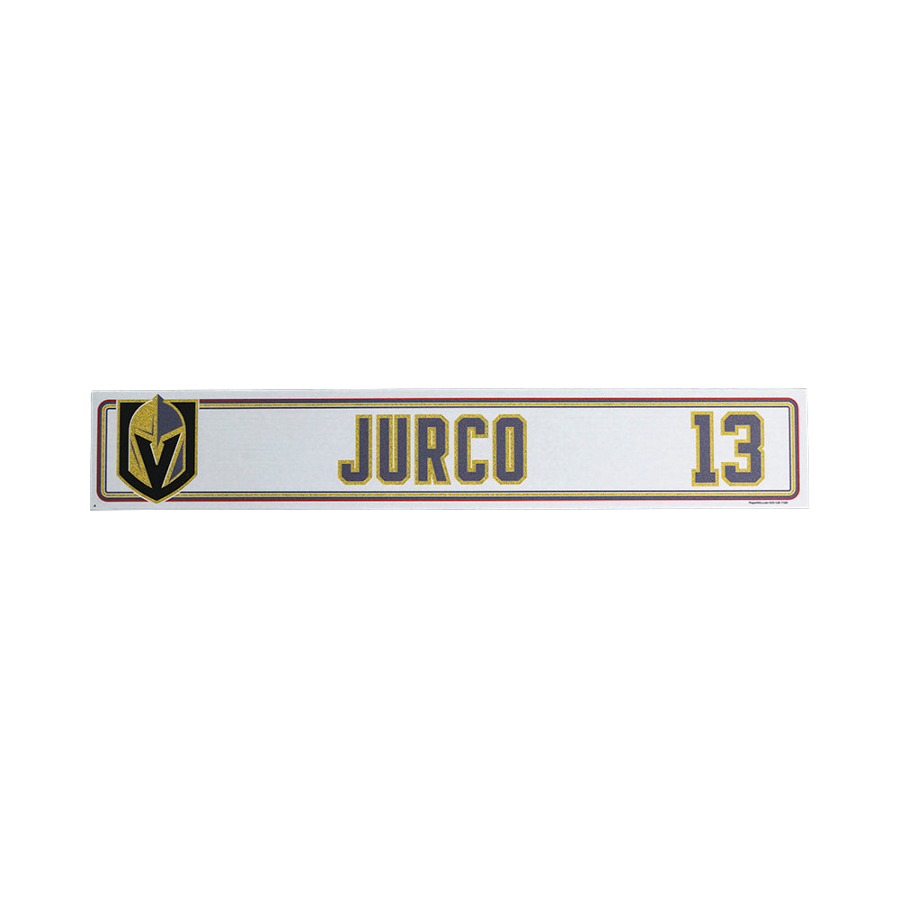 #13 Tomas Jurco Locker Nameplate - 911134 - Nameplate