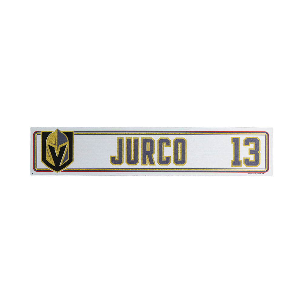 #13 Tomas Jurco Locker Nameplate - Away - 911194 - Nameplate