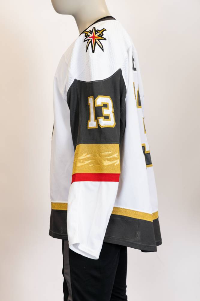 Game-Issued:#13 Jakub Demek White Jersey 2023/24 Set 1-16948