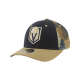 Vegas Golden Knights Military Camo Semi-Curved Cap