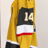Game-Issued:#14 Nicolas Hague Gold Jersey 2024/25 Set 4-19468