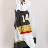 Game-Issued:#14 Nicolas Hague White Jersey 2024/25 Set 4-19440