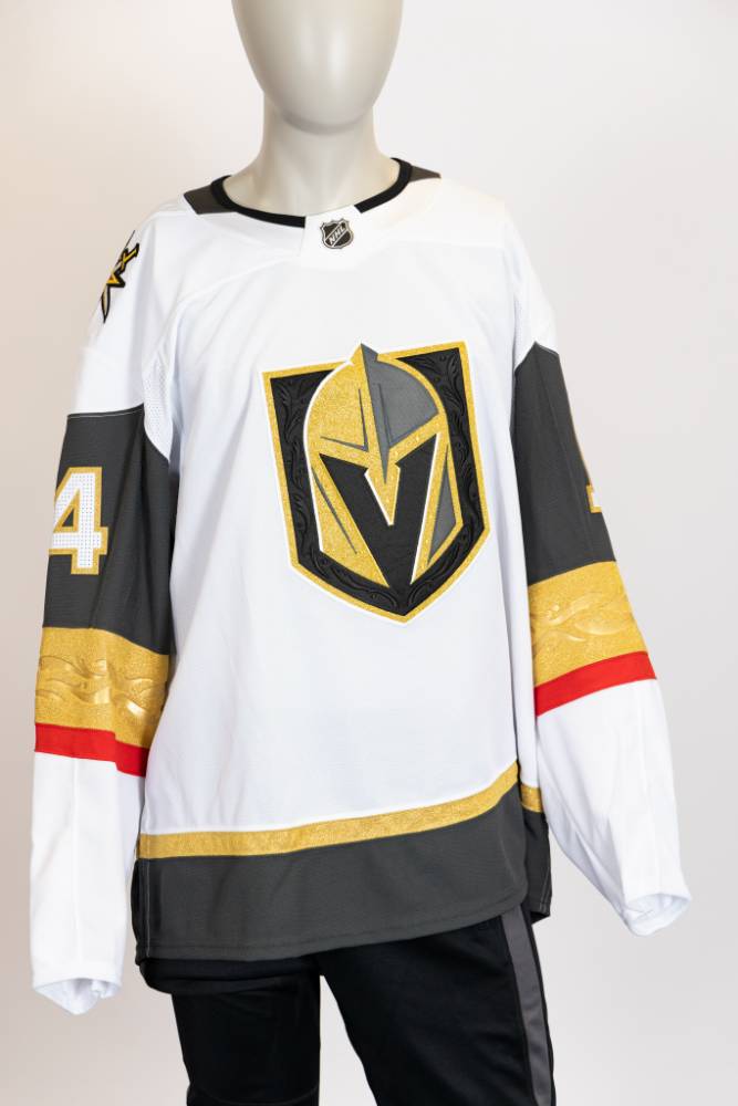 Game-Issued:#14 Nicolas Hague White Jersey 2024/25 Set 4-19440