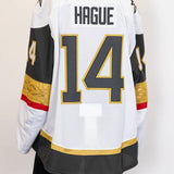 Game-Issued:#14 Nicolas Hague White Jersey 2024/25 Set 4-19440