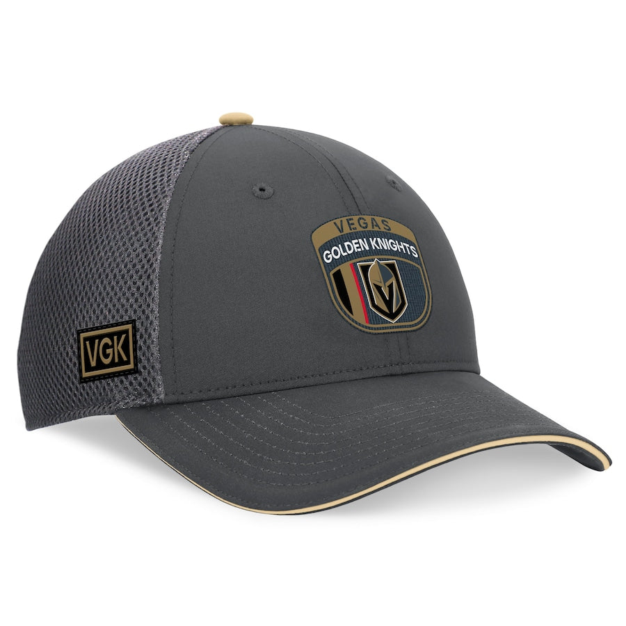 Vegas Golden Knights Fanatics 2024 NHL Draft Adjustable Trucker Cap