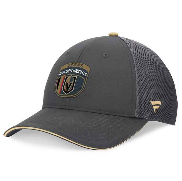 Vegas Golden Knights Fanatics 2024 NHL Draft Adjustable Trucker Cap