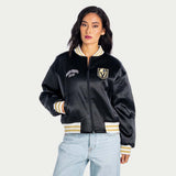 Vegas Golden Knights Satin Bomber Jacket