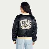 Vegas Golden Knights Satin Bomber Jacket