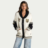 Vegas Golden Knights Jacquard Rolled-Collar Sweater
