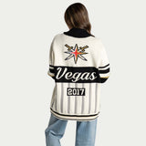 Vegas Golden Knights Jacquard Rolled-Collar Sweater