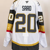 Game-Issued:#20 Brandon Saad White Jersey 2024/25 Set 4-19445