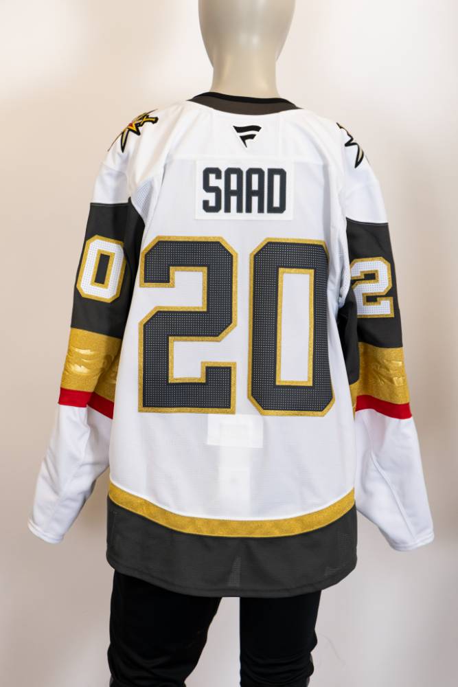 Game-Issued:#20 Brandon Saad White Jersey 2024/25 Set 4-19445