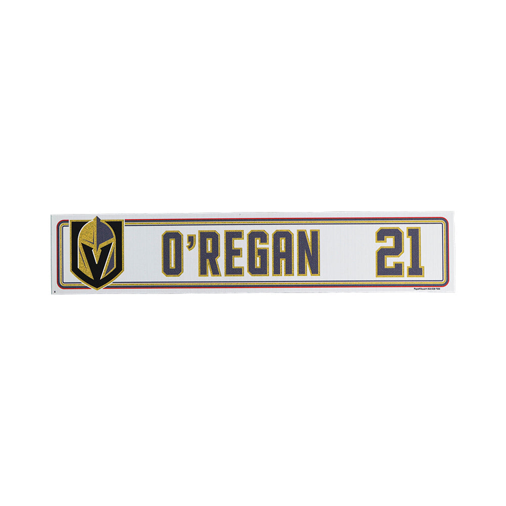 #21 Danny O’Regan Locker Nameplate - Away - 911195